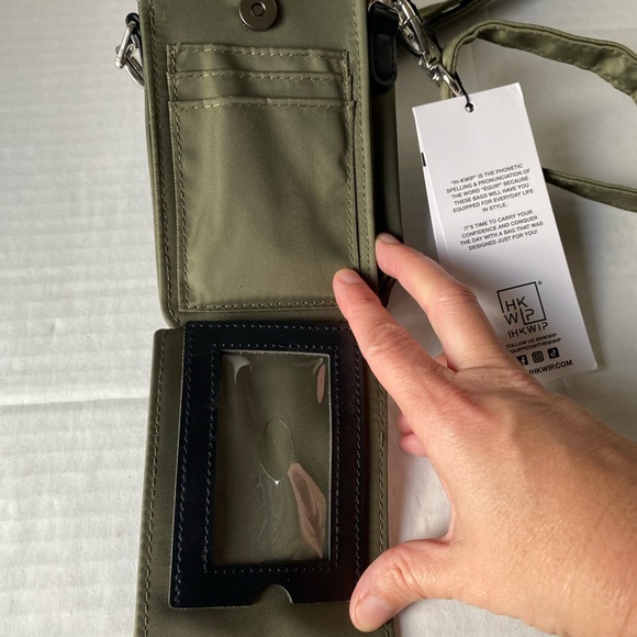 IHKWIP Call Me Later Cell Phone Crossbody Military Olive New - Picture 9 of 16
